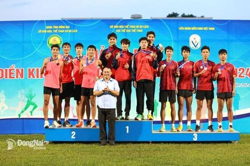Đoàn Đồng Nai giành được 4 huy chương vàng Giải vô địch điền kinh quốc gia 2024