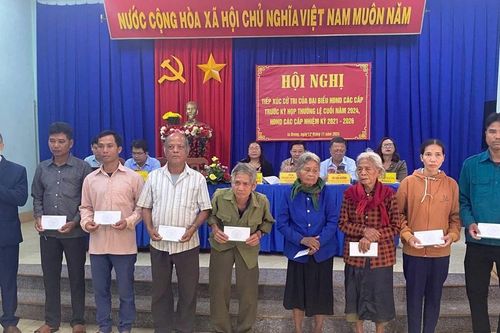 Đại biểu HĐND tỉnh Gia Lai tiếp xúc cử tri xã Ia Dreng