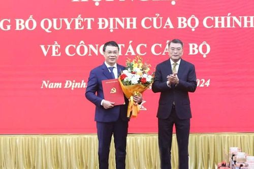 Đồng chí Đặng Khánh Toàn giữ chức Bí thư Tỉnh ủy Nam Định
