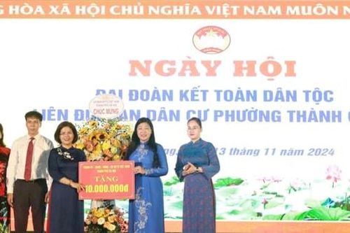 Đồng lòng xây dựng phường Thành Công ấm no, hạnh phúc