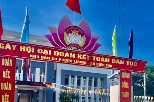 Khánh Hòa: Ấm áp Ngày hội Đại đoàn kết toàn dân tộc Khu dân cư Phước Lương