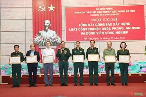 Tổng kết công tác xây dựng Luật Công nghiệp quốc phòng, an ninh và động viên công nghiệp