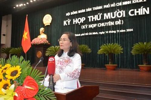 Hội đồng nhân dân TP Hồ Chí Minh khóa X khai mạc kỳ họp 19, kỳ họp chuyên đề