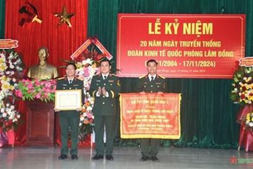 Đoàn Kinh tế Quốc phòng Lâm Đồng kỷ niệm 20 năm ngày truyền thống