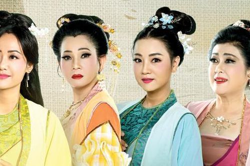 Hồng Ánh, Thanh Thủy, Hoàng Trinh, NSƯT Mỹ Duyên cùng nhau mang tinh thần mới cho vở kịch cảm tác từ 'Truyện Kiều'