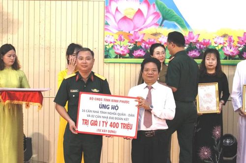 Bình Phước: Xây 2.134 căn nhà đại đoàn kết cho người nghèo trong năm 2024