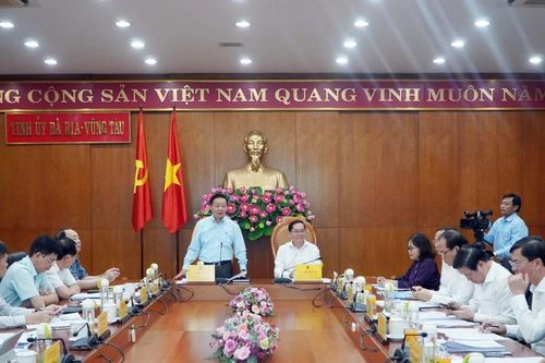 Phó Thủ tướng Trần Hồng Hà làm việc với tỉnh Bà Rịa - Vũng Tàu