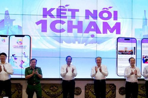 Ứng dụng Công dân số TP HCM kết nối công dân và chính quyền bằng tương tác 'một chạm'