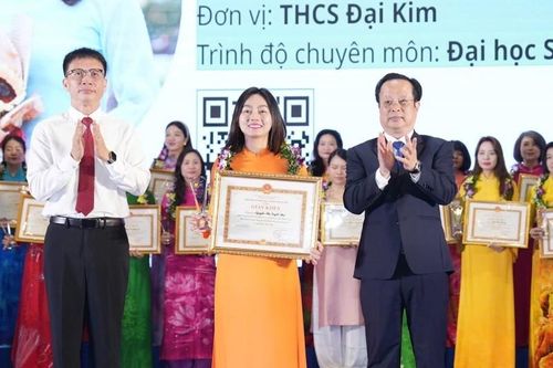 Hà Nội vinh danh 196 nhà giáo tâm huyết, sáng tạo năm 2024