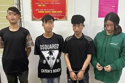 Bắt giữ nhóm đối tượng nhí chặn đường, trấn lột tài sản của học sinh