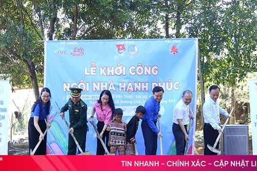 Khởi công 2 ngôi nhà hạnh phúc cho trẻ em dân tộc Chứt
