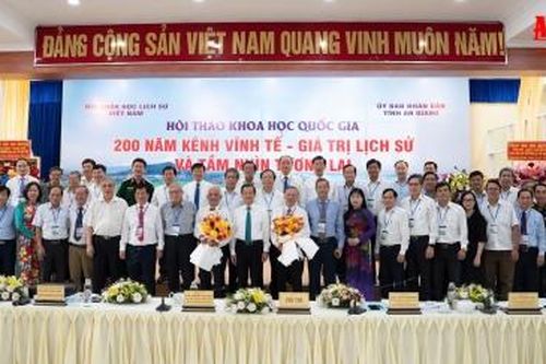 An Giang tổ chức Hội thảo khoa học quốc gia '200 năm kênh Vĩnh Tế - Giá trị lịch sử và tầm nhìn tương lai'