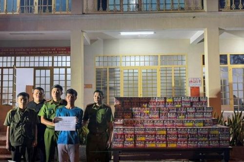 Bắt giữ đối tượng tàng trữ gần 500kg pháo hoa nổ ở Trảng Bom