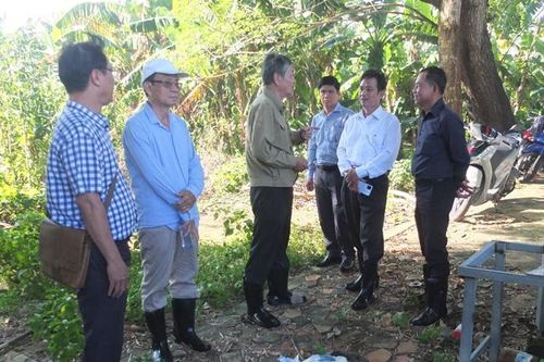 Khảo sát thực địa di tích Bảo Tiền tại huyện Lai Vung