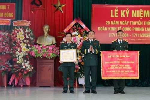 Kỷ niệm 20 năm ngày truyền thống Đoàn Kinh tế Quốc phòng Lâm Đồng