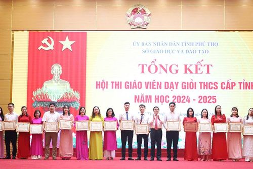 145 giáo viên được công nhận danh hiệu dạy giỏi THCS cấp tỉnh