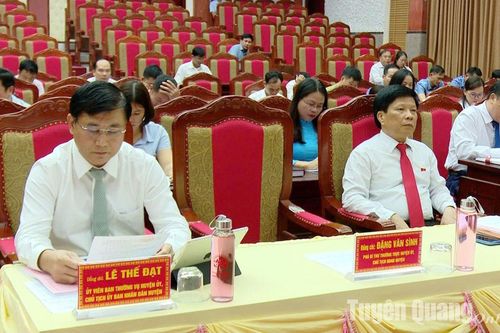 Kỳ họp chuyên đề lần thứ 12 HĐND huyện Lâm Bình khóa III, nhiệm kỳ 2021-2026