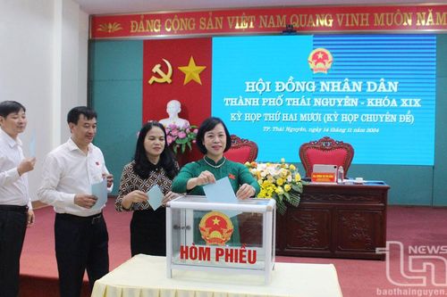 HĐND TP. Thái Nguyên: Thông qua 7 nghị quyết tại kỳ họp chuyên đề