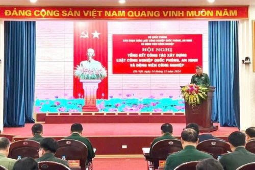 Tổng kết Luật Công nghiệp quốc phòng, an ninh và động viên công nghiệp