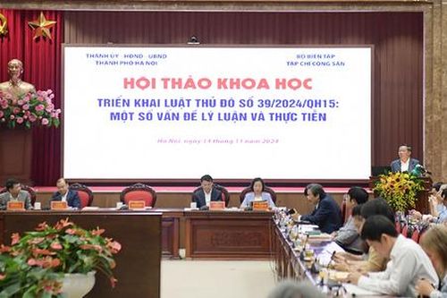 Đưa Luật Thủ đô vào cuộc sống, tạo động lực phát triển