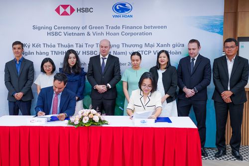 HSBC tài trợ khoản tín dụng thương mại xanh đầu tiên trong lĩnh vực thủy sản