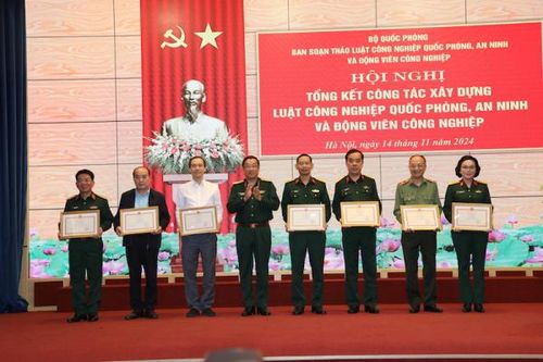 Tổng kết công tác xây dựng Luật Công nghiệp quốc phòng, an ninh và động viên công nghiệp