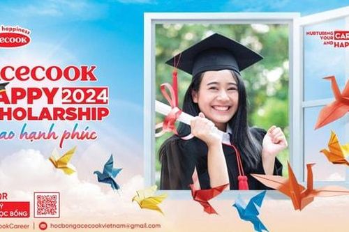 Acecook Việt Nam 'Trao hạnh phúc' với chương trình học bổng 2024 dành cho sinh viên