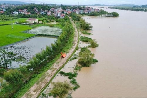 Bắc Giang: công bố tình huống khẩn cấp đối với 7 tuyến đê