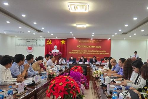 Hội thảo khoa học cấp bộ về quyền con người ở đồng bằng sông Cửu Long