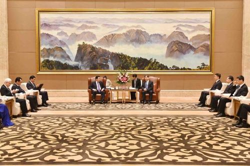 Đoàn đại biểu Đảng ta thăm và làm việc tại tỉnh Phúc Kiến, Trung Quốc