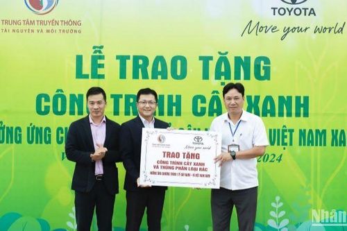 TMV tiếp tục triển khai Chương trình Một tỷ cây xanh tại tỉnh Vĩnh Phúc, Quảng Nam