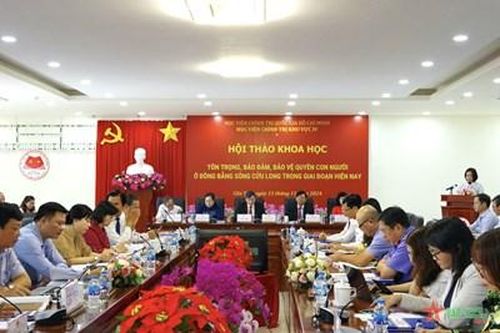 Tôn trọng, bảo đảm, bảo vệ quyền con người ở Đồng bằng sông Cửu Long
