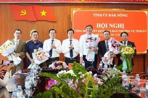 Đắk Nông công bố 6 quyết định về công tác cán bộ