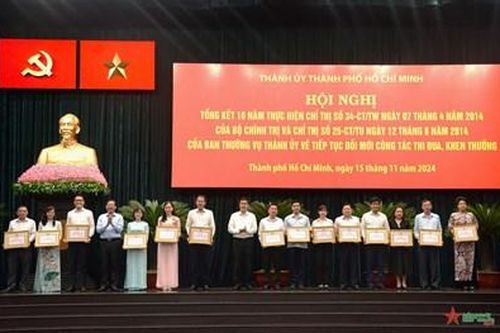 TP Hồ Chí Minh không ngừng đổi mới, nâng cao hiệu quả công tác thi đua khen thưởng
