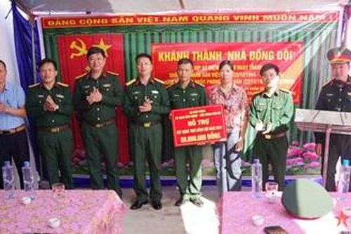 Khánh thành 'Nhà đồng đội' tặng Đại úy QNCN Nguyễn Thiện Hùng