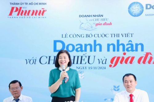 Báo Phụ Nữ TPHCM phát động cuộc thi 'Doanh nhân với chữ hiếu và gia đình'