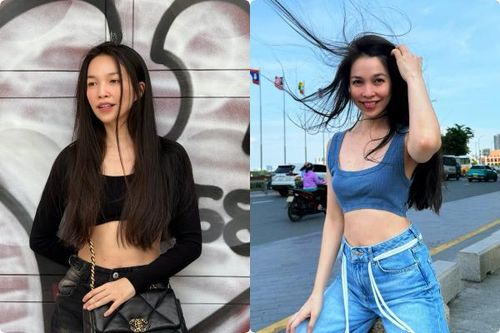 Hiền Thục 'hack tuổi' với crop top, khoe vòng eo con kiến
