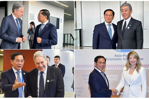 APEC 2024: Phó Thủ tướng, Bộ trưởng Ngoại giao Bùi Thanh Sơn tiếp xúc song phương tại Peru