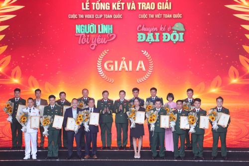 Trao giải Cuộc thi Video clip toàn quốc 'Người lính tôi yêu' và Cuộc thi viết toàn quốc 'Chuyện kể ở đại đội'