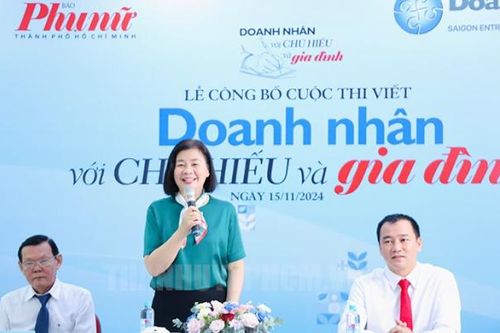 Công bố cuộc thi viết với chủ đề 'Doanh nhân với chữ hiếu và gia đình'