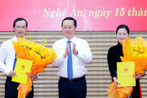 Ông Nguyễn Mạnh Cường được bổ nhiệm làm Phó Giám đốc Sở Tư pháp Nghệ An
