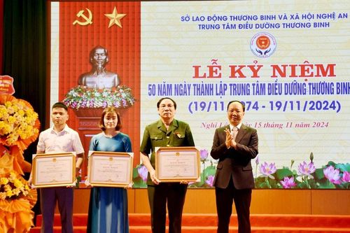 Trung tâm Điều dưỡng thương binh Nghệ An kỷ niệm 50 năm thành lập