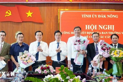 Tỉnh ủy Đắk Nông công bố 6 quyết định về công tác cán bộ