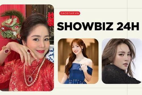 Showbiz 24h: Lê Phương đeo vàng kín người, Hòa Minzy 'tiêm môi'?
