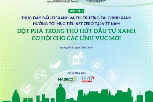 Thúc đẩy đầu tư xanh và thị trường tài chính xanh, hướng tới mục tiêu Net zero tại Việt Nam