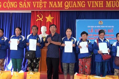 Thành lập Nghiệp đoàn vé số phường Châu Phú A
