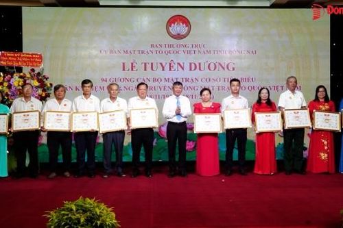 Họp mặt kỷ niệm 94 năm Ngày truyền thống Mặt trận Tổ quốc Việt Nam