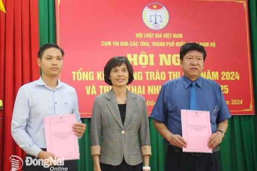 Hội Luật gia tỉnh Đồng Nai được đề nghị tặng cờ thi đua năm 2024