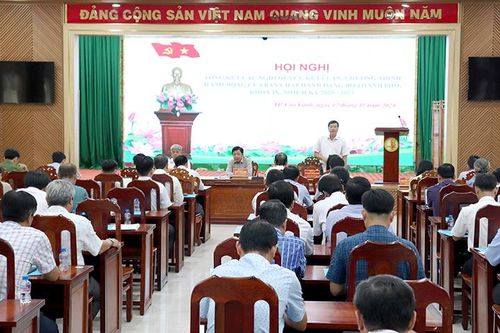 Tổng kết thực hiện các Nghị quyết, Kết luận, Chương trình hành động của Ban Chấp hành Đảng bộ TP Cao Lãnh khóa IX
