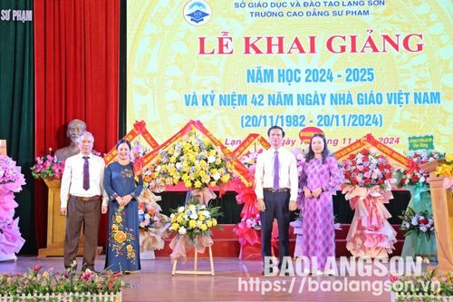 Trường Cao đẳng Sư phạm Lạng Sơn khai giảng năm học 2024-2025